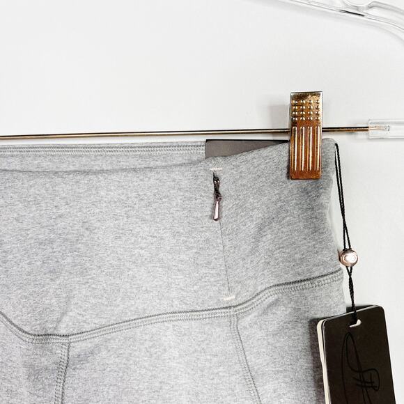 New Calia XS High Waist Filament 7/8 Leggings Alloy Heather Gray White Essential - Picture 8 of 14